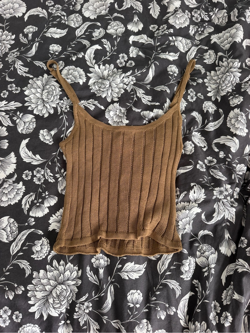 Edikted Knit Cropped Cami Tank